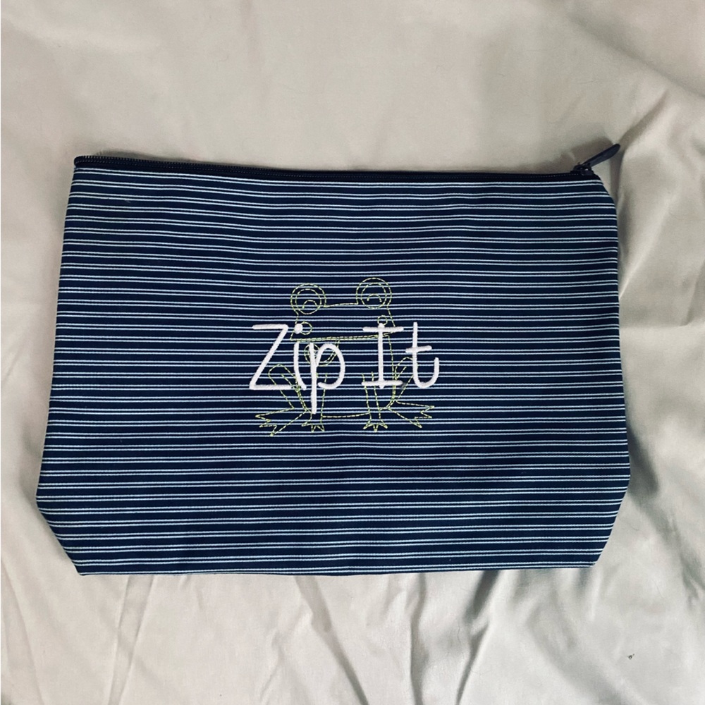 Thirty One Bags - Zip up bag - sailor stripe